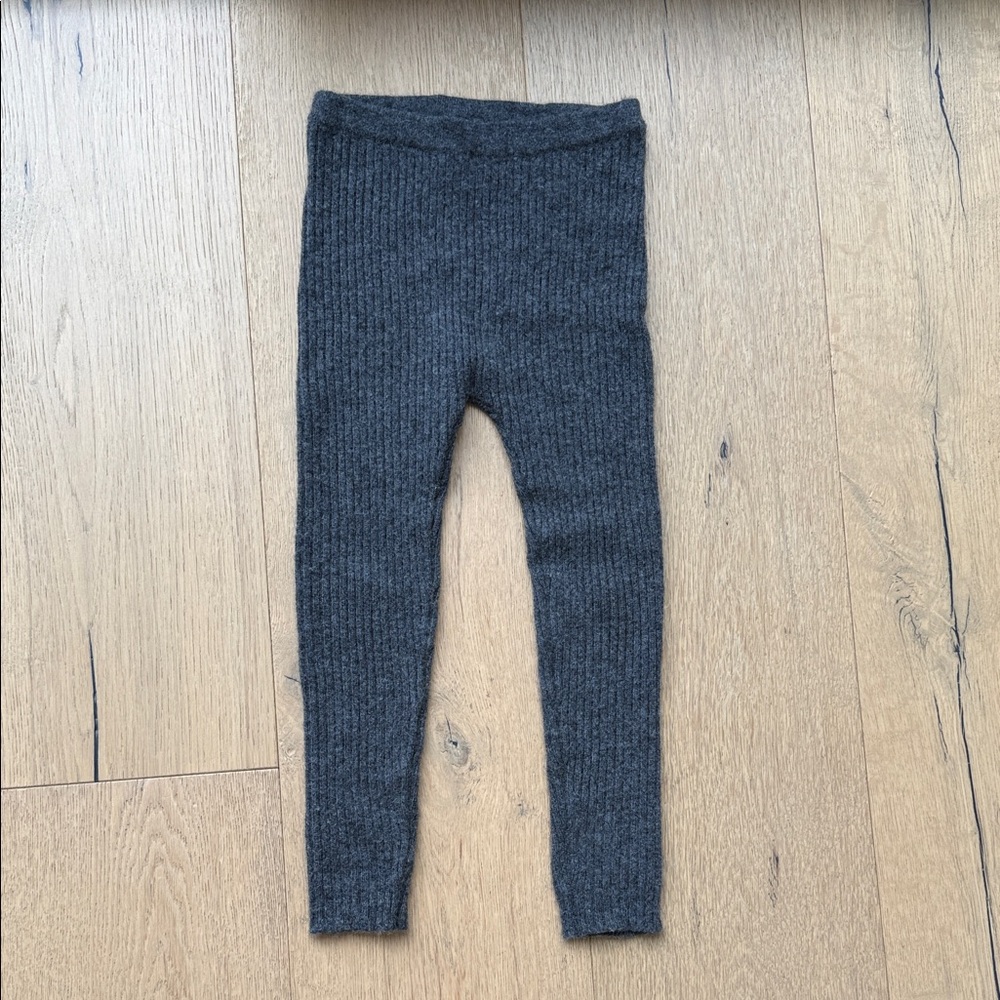 ZARA girls Cashmere gray leggings size 3-4years